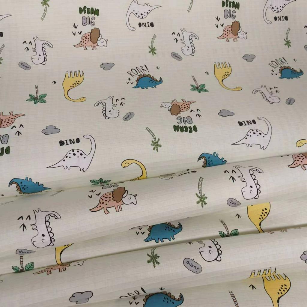 SALE Pyjama ngắn cho bé trai họa tiết khủng long chất xô cotton Touch