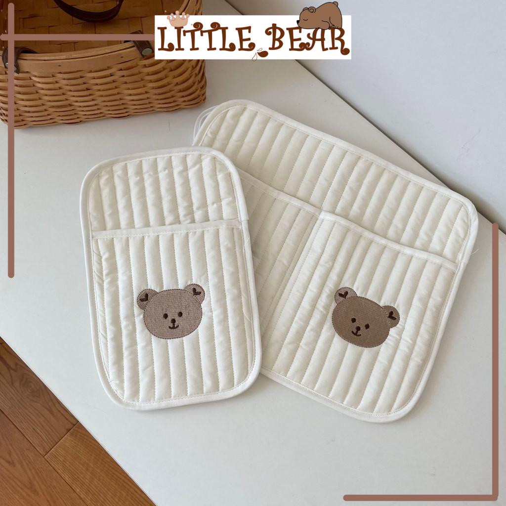 Túi Treo Xe Đẩy Phong Cách Hàn Quốc Treo Cũi Cho Bé, Túi Đựng Bình Sữa Đa Năng - Little Bear