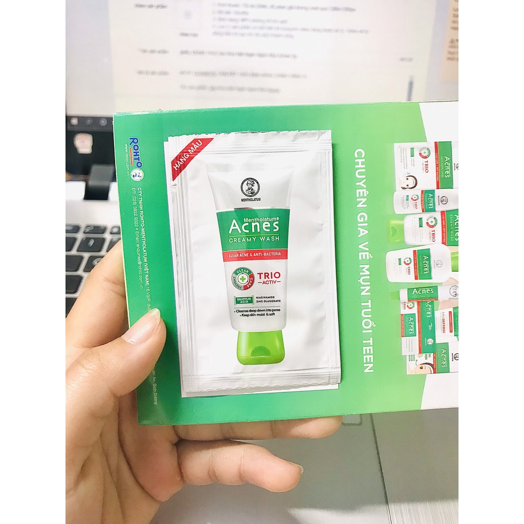 [MẪU DÙNG THỬ] Gel Rửa Mặt Ngăn Ngừa Mụn Acnes 3g