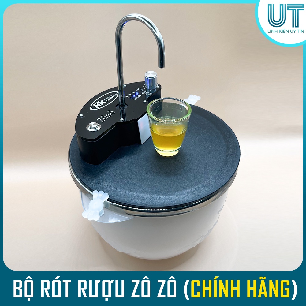 Máy rót rượu tự động ZôZô cảm ứng thông minh - Bản ver.4 thêm 2 tính năng mới, pin lên đến 8 tiếng - Bảo hành 1 năm