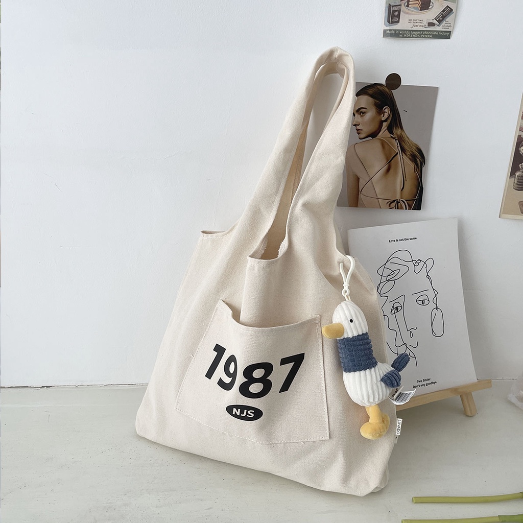 Túi vải đựng đồ canvas đeo chéo thời trang giá rẻ TX789