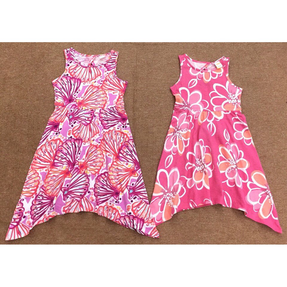 Maxi Girl Dress Gymboree - Đầm thun Maxi sát nách vạt cong bé gái. Gymboree. Vietnam xuất xịn đã onweb hãng ah