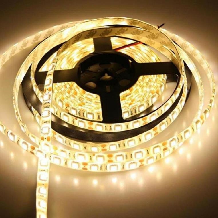 Led dây dán 2835 SMD 120led/mét ko keo nguồn 12V dùng cho thanh nhôm tù bếp, quần áo