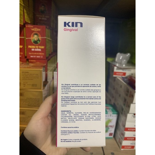 [GIÁ GỐC] Kin Gingival nước súc miệng hộp 1 chai 250ml