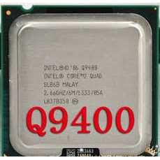 Bộ vi xử lý Chíp Q9400 socket 775,CPU Q9400 dùng main G41,Q45- Q9400, Hàng chính hãng(Tặng keo tản nhiệt)