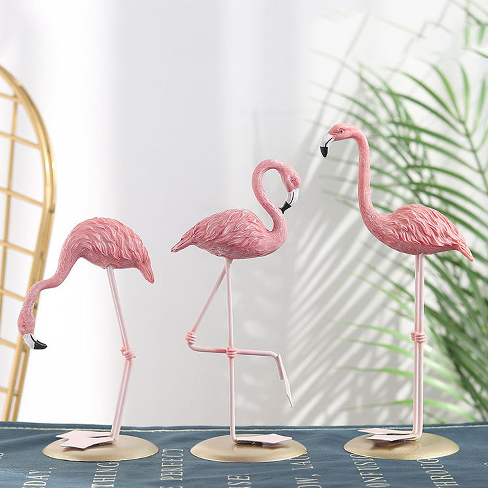 EPOCH Đồ trang trí Chim Hồng Hạc Bằng Nhựa Dùng Trang Trí