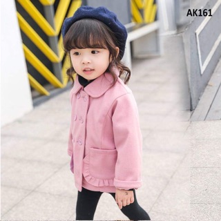 Áo khoác dạ cho bé gái