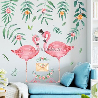 Decal dán tường hồng hạc A242