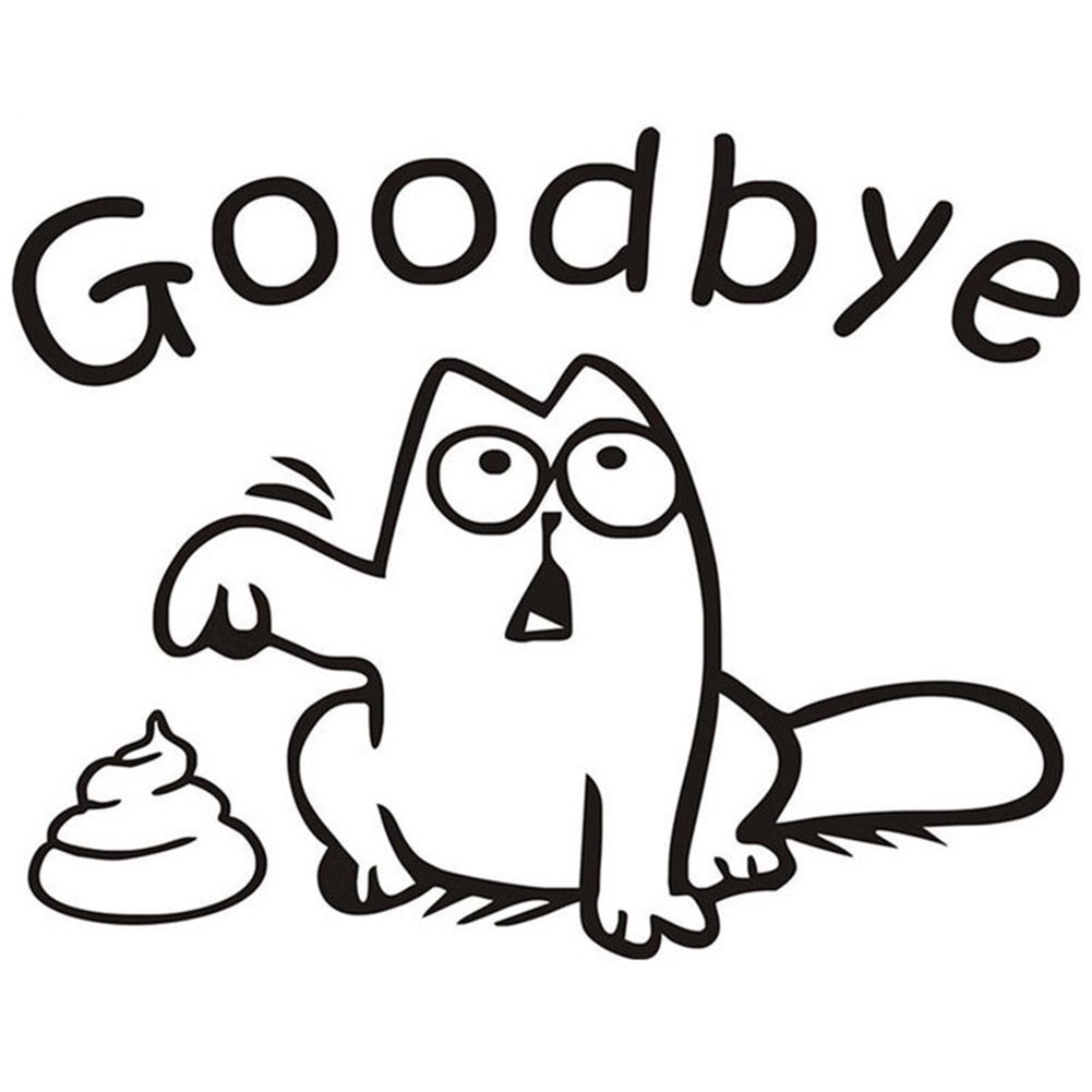 Miếng Dán Trang Trí Toilet Bằng PVC Hình Động Vật Hoạt Hình Dễ Thương