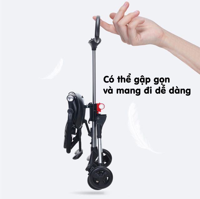 Xe đẩy du lịch Tomorrow đảo chiều gấp gọn ngả được lưng ghế