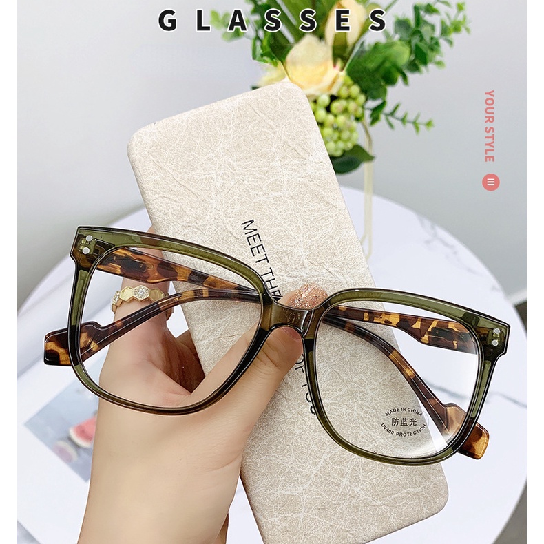 Kính Mát Thời Trang Chống Ánh Sáng Xanh 0 Độ Cho Nữ° Đến 4.0°