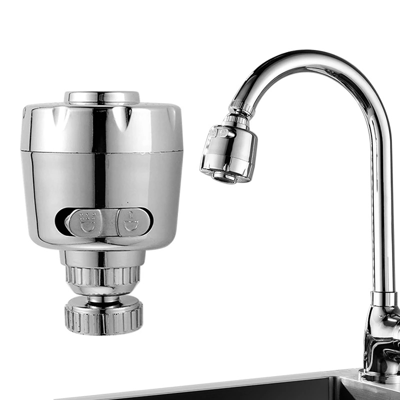 Đầu lọc nước sục khí có khớp khuyên xoay được 360 chống nước văng giúp tiết kiệm nước dành cho vòi nước máy nhà bếp