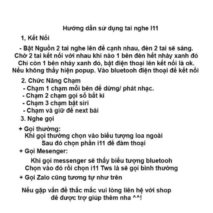 TAI NGHE IPHONE AIRPOD I11S TWS ĐIỀU KHIỂN CẢM BIẾN VÂN TAY HIFI CHO ANDROID iOS