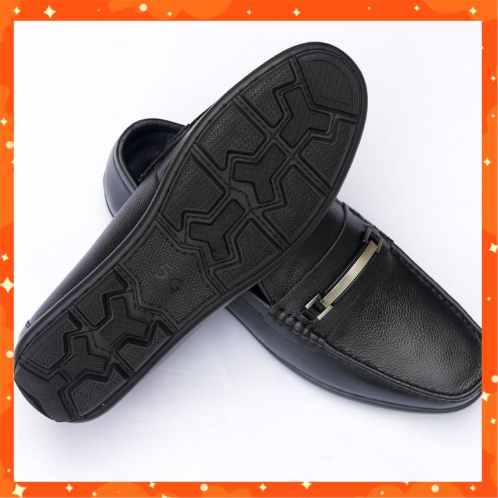 Giày Lười Nam Da Bò Công Sở Cao Cấp Mẫu Mới Đai Khóa GL68