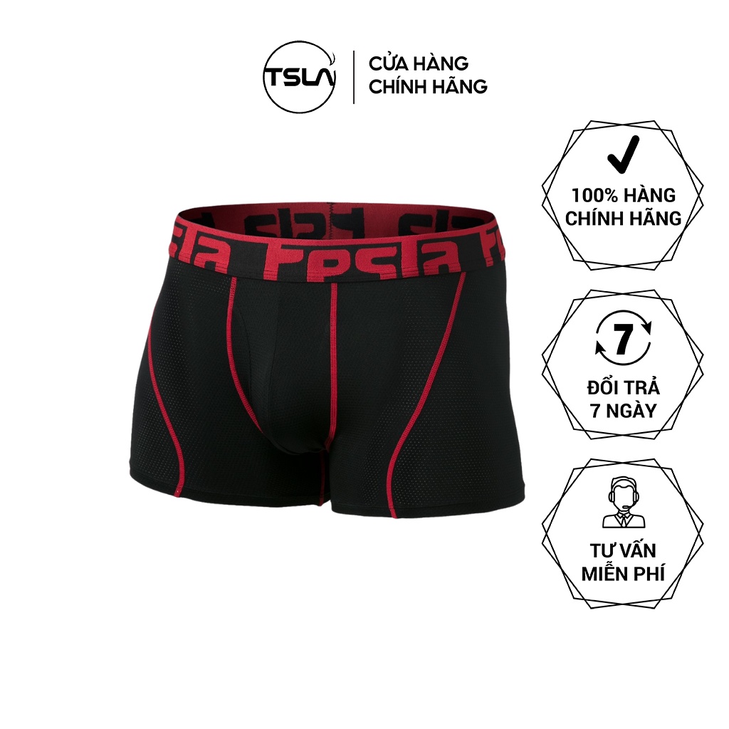 Quần BOXER Nam TSLA BODYFIT Combo 2 cái dạng vải lưới cao cấp mát lạnh kháng khuẩn thoáng khí bigsize TSX3024