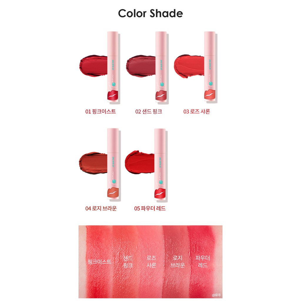 (Hàng Mới Về) Son Tint 4.5g Với 5 Màu Tùy Chọn | BigBuy360 - bigbuy360.vn