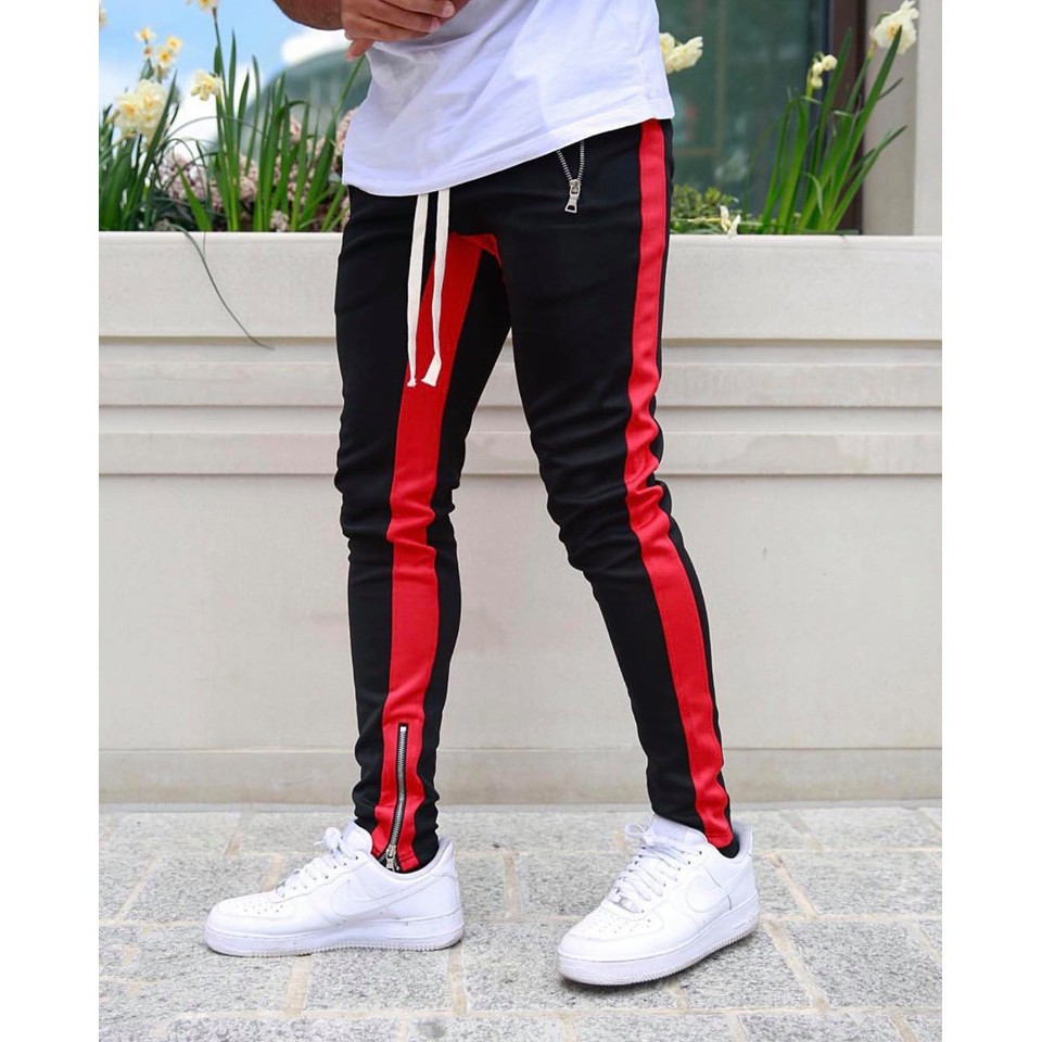 Quần track pants zipper 2 line cực chất  ྇