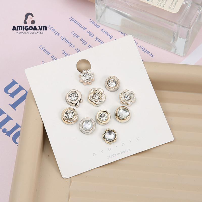 Ghim Cài Áo Sweater Vô Hình Có Thể Tháo Rời Tiện Dụng Cho Nữ