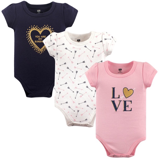 Body cotton bé gái (3-6 và 6-9 tháng)