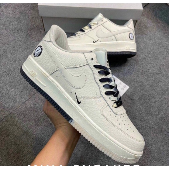 Giày_Nike Air Force1, Giày Nike_AF1 Trắng Chữ B Bản Trung Full Box Bill Đủ Size Nam Nữ