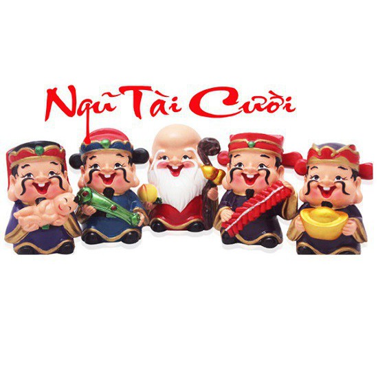 Bộ Tượng 5 Ông Thần Tài Phúc lộc thọ - BX0411