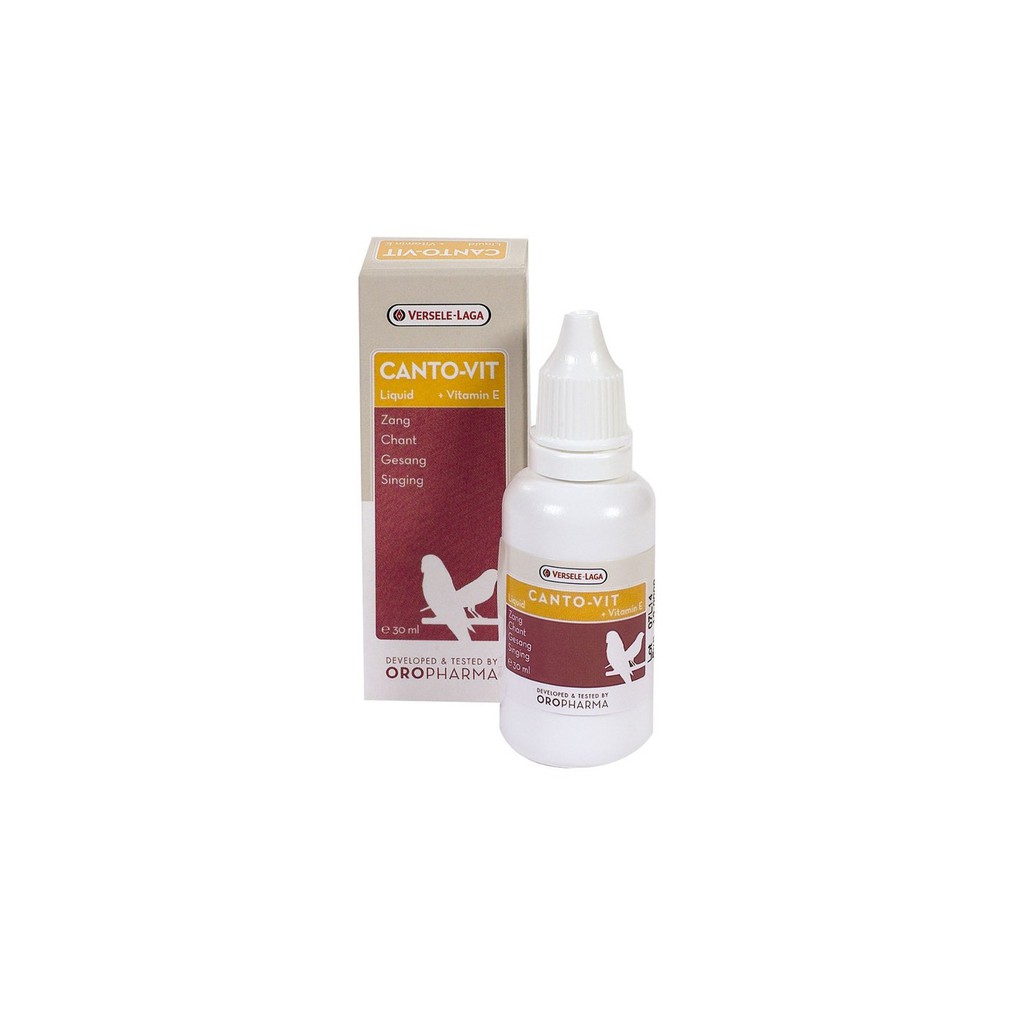 Vitamin Kích Hót Dành Cho Chim Cảnh - Versele-Laga Oropharma Canto-Vit Cải Thiện Tiếng Hót, Dạng Nước Hộp 30ml