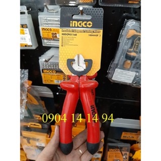 Kềm cắt cách điện 6"/160mm ingco hidcp01160