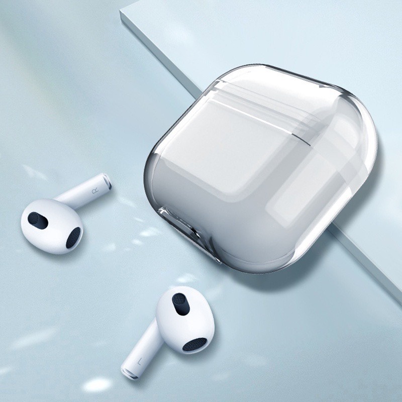 Case Vỏ Ốp Airpods 3 trong suốt chống bẩn, bảo vệ chống sốc