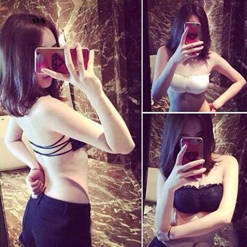 ♔Áo lót Không Dây Chéo Lưng Có Mút Đệm