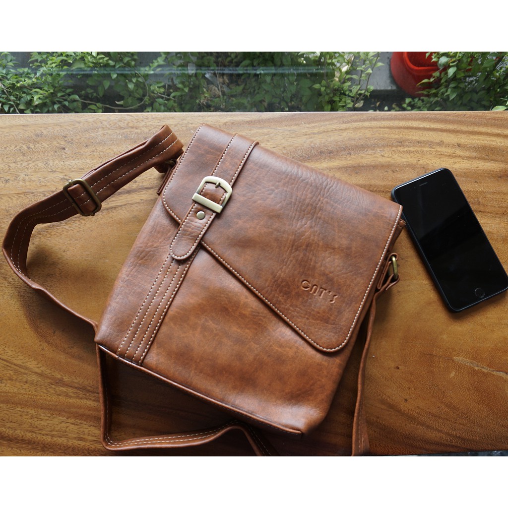 Túi Đựng IPAD 11ich - Túi Đeo Chéo Nam -  Da Pu Cao Cấp Cực Bền -  Kích Thước ( 29 x 27 x 7cm ) | BigBuy360 - bigbuy360.vn