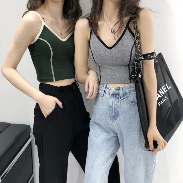 Áo bra thể thao bra chiết eo croptop dáng u ms 365