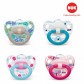 [CHÍNH HÃNG] BỘ 2 TY GIẢ NUK SILICON 0-6M/6-18M/18-36M