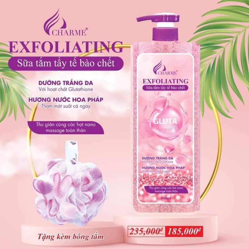 Sữa Tắm Dưỡng Thể Loại Bỏ Tế Bào Da Chết Exfoliating 900ml