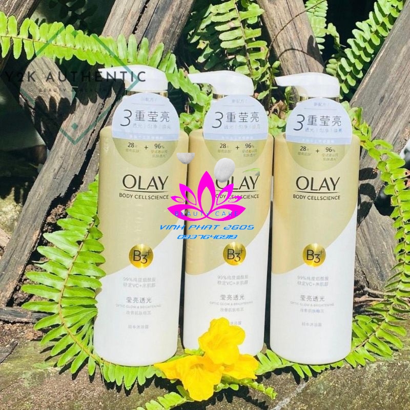 [Chai 500ml]Sữa Tắm Trắng Da B3 Olay Chính Hãng Nội Địa Trung