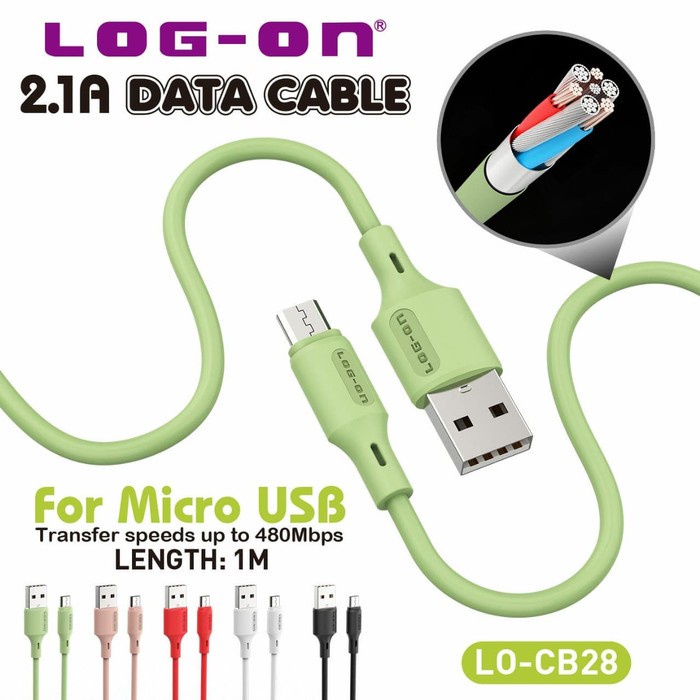 Dây cáp sạc nhanh Micro Usb 2.1A - LO CB28