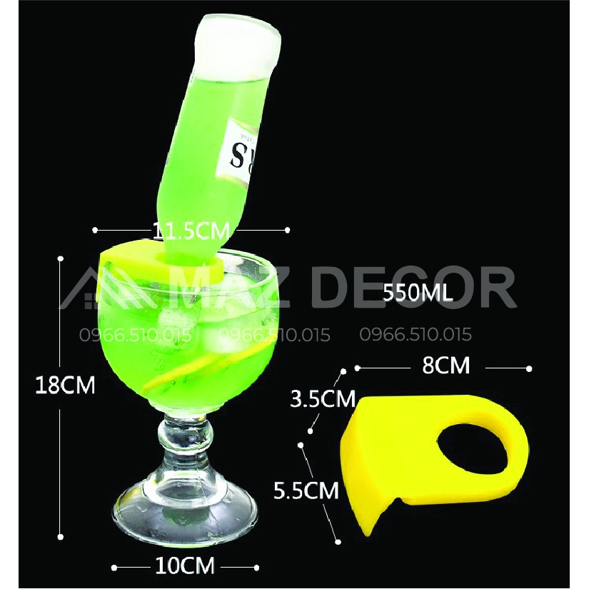 Nút kẹp gài ly cốc bia úp ngược bằng nhựa (đủ màu sắc)