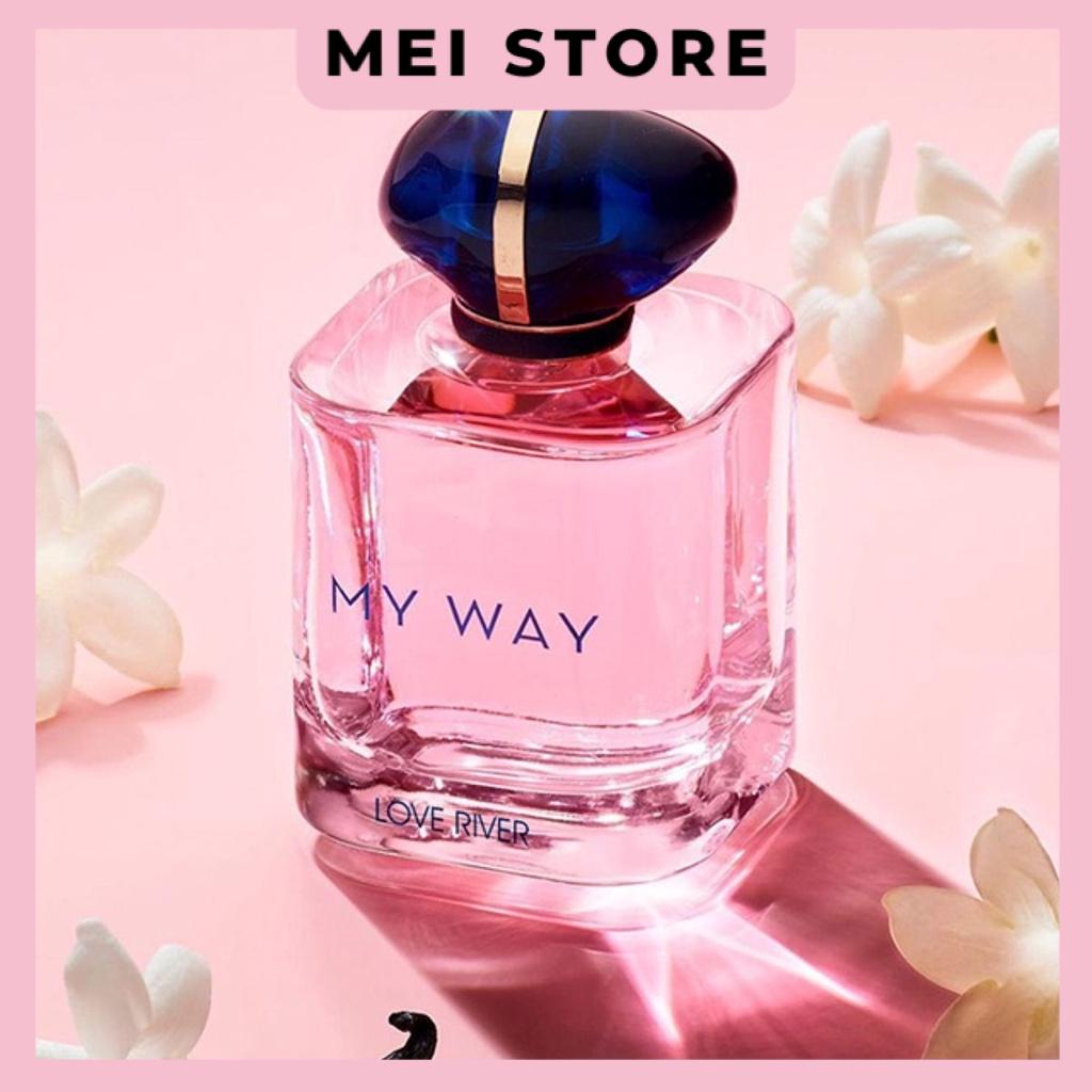 Nước Hoa Nữ  MY WAY LOVE RIVER Hương Thơm Nhẹ Nhàng, Cá Tính Nước Hoa Thơm Lâu 12h 50ml,100ml