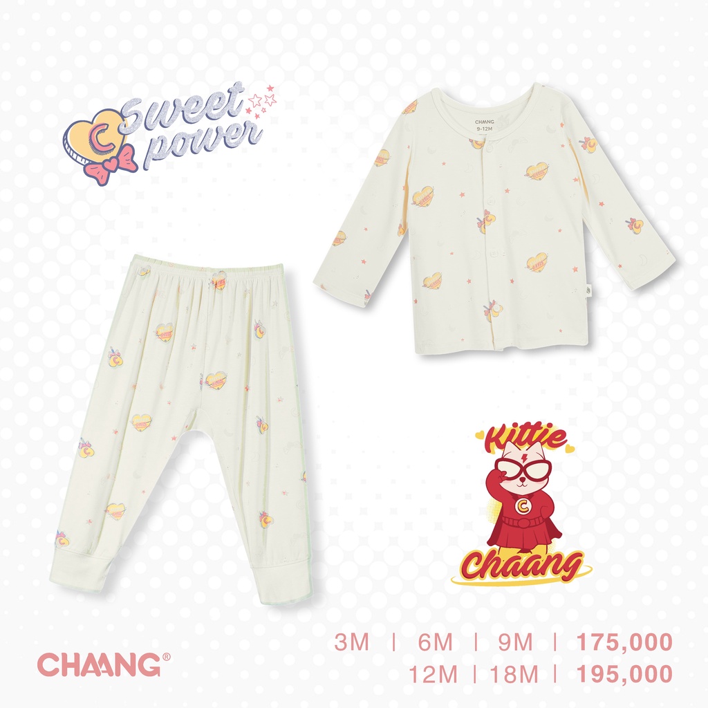 Bộ Chaang dài tay cài giữa petit sơ sinh cao cấp mềm mịn thoáng mát thấm hút tốt in hình đáng yêu cho bé trai bé gái