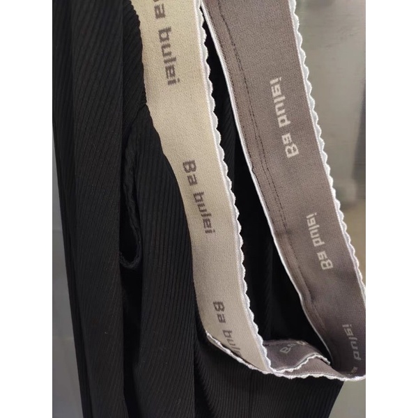 quần bầu cạp chéo chất vải dệt kim mềm đẹp ống rộng dáng dài