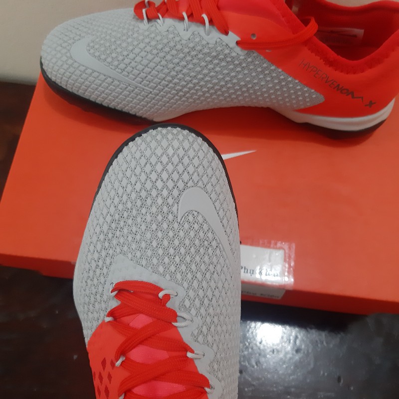 𝐓ế𝐭 SALE 12-12 Giày đá bóng TQ  Hypervenom PhantomX III PRO TF đỏ xám ` ^ !