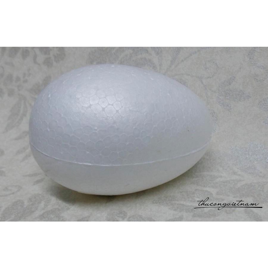 Mô hình trứng Phục Sinh bằng xốp trắng