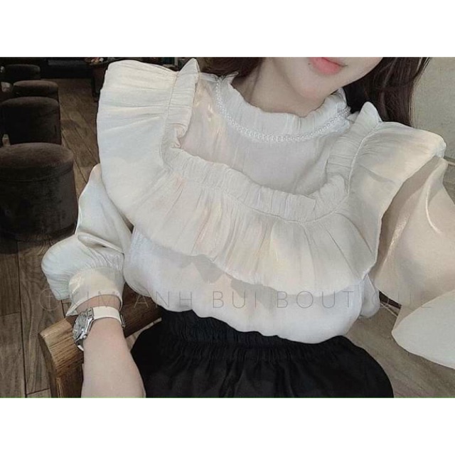 Áo sơ mi OGANZa màu be | BigBuy360 - bigbuy360.vn