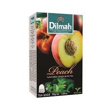 TRÀ DILMAH ĐÀO/ DÂU/ BẠC HÀ/ CHANH - HỘP 20 TÚI LỌC