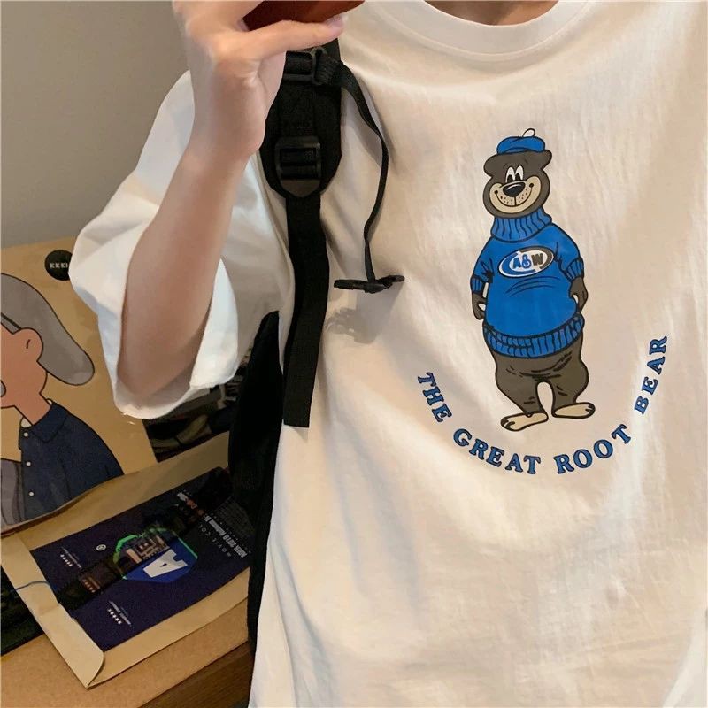 Áo thun tay lỡ nam nữ, áo phông unisex form rộng chất cotton mát mịn thấm hút mồ hôi in hình STRON | BigBuy360 - bigbuy360.vn