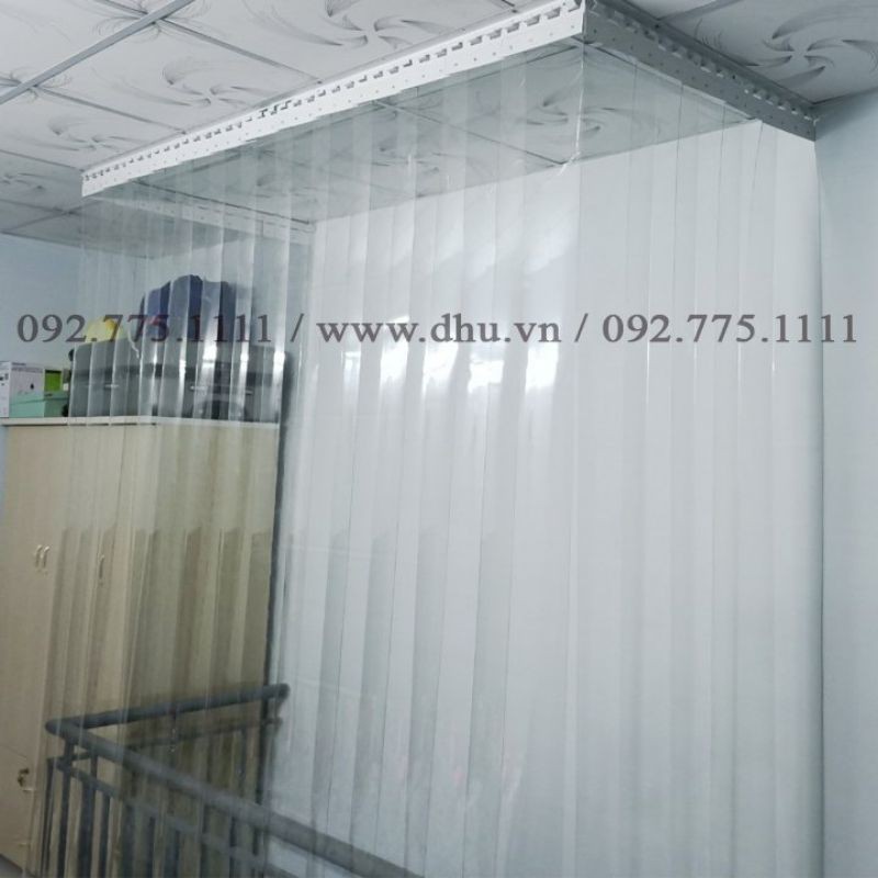 Màn cửa (Cao 2.8m) nhựa ngăn lạnh cho các cửa rộng khác nhau.
