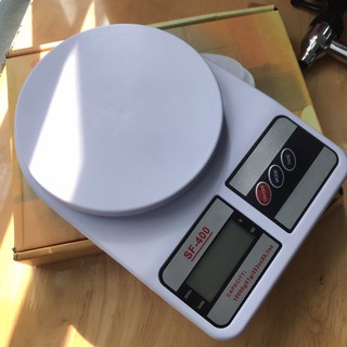 (RẺ VÔ ĐỊCH) Cân Điện Tử Nhà Bếp mini 10kg/1gr FS-400 ( có Bảo Hành) Màn hình sử dụng đèn LCD HD sáng tặng kèm pin