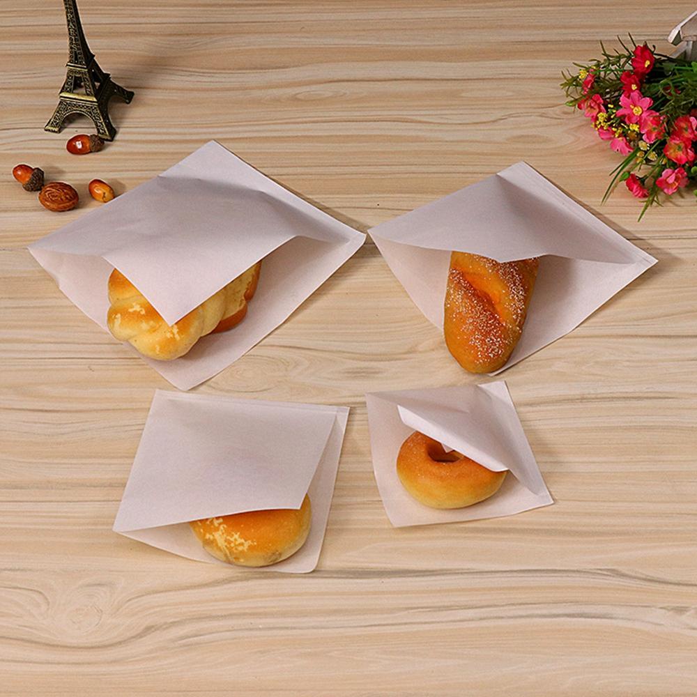 Túi Giấy Kraft Đựng Bánh Mì Chiên Chống Dầu Tiện Dụng