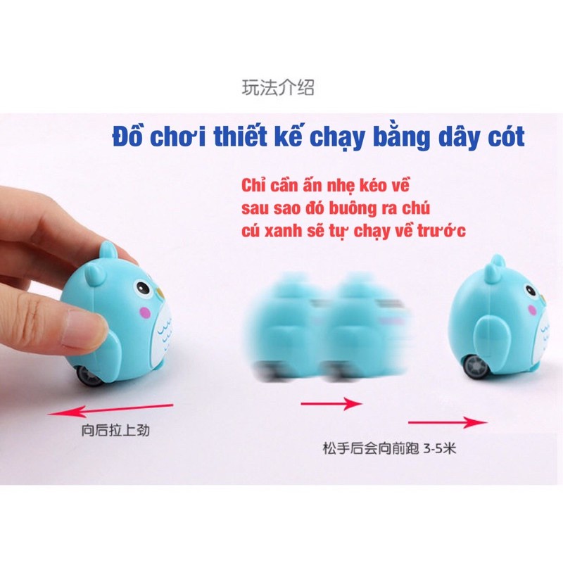 Đồ Chơi Vặn Cót , Thú Chạy Cót Bằng Nhựa Màu Sắc Dễ Thương ( Chọn Mẫu )