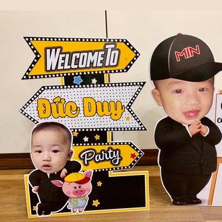 Cây welcome trang trí tiệc sinh nhật