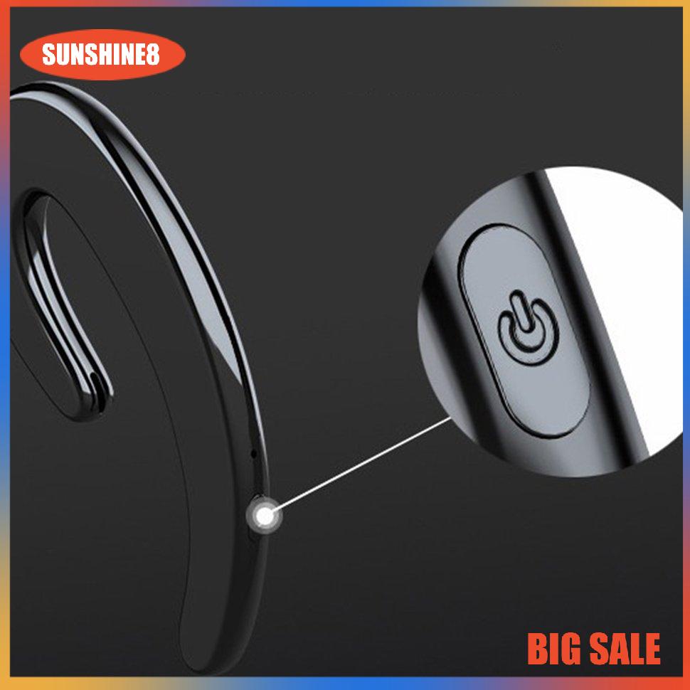 【SUN】S9 Integrated Bone Conduction Hanging Ears Monaural Headphone Wireless Headset